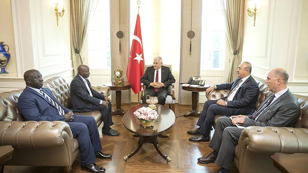 Başbakan Yıldırım\'ın Gambiya Dışişleri Bakanını Kabulü