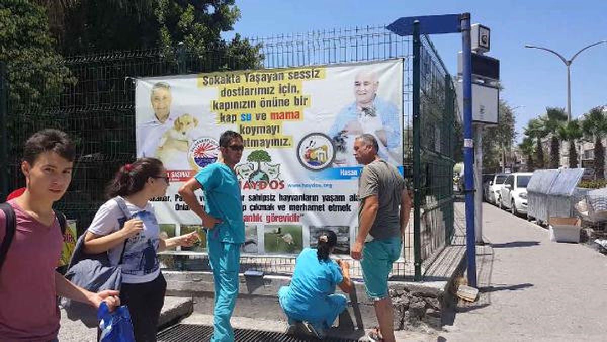 Can Dostları İçin Pankartlı Farkındalık