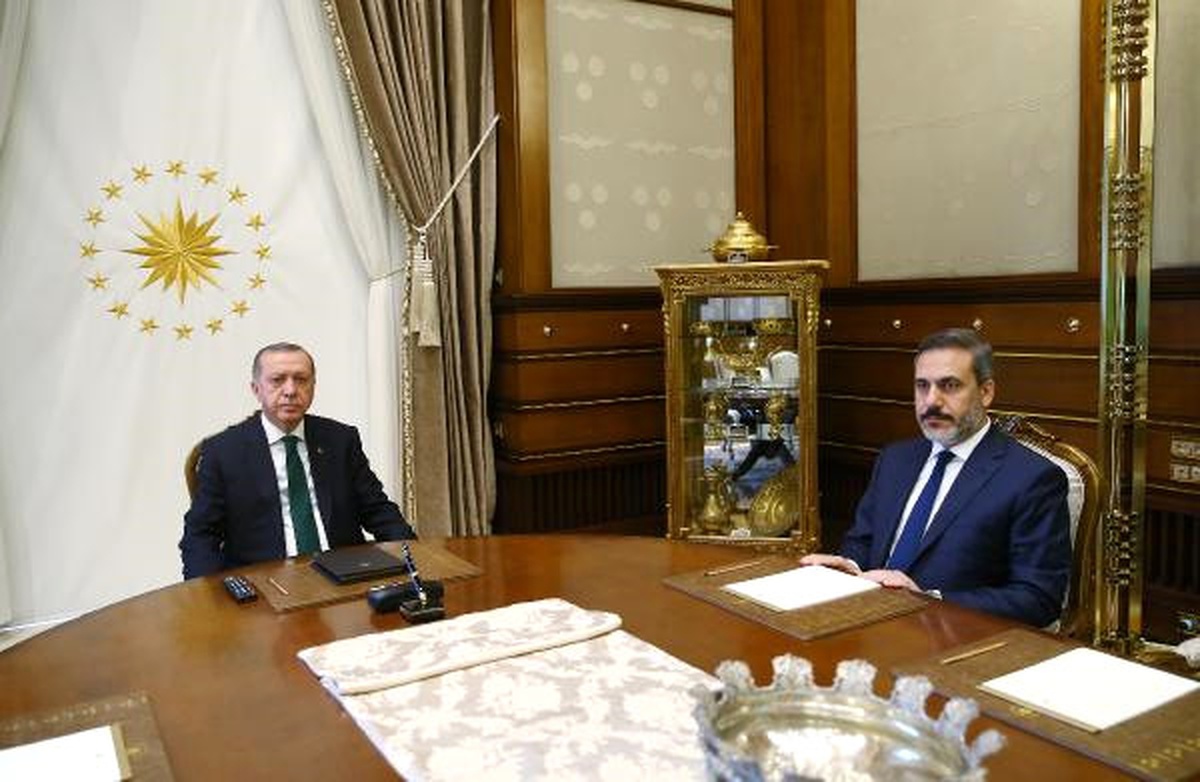 Cumhurbaşkanı Erdoğan, MİT Müsteşarı Fidan\'ı Kabul Etti
