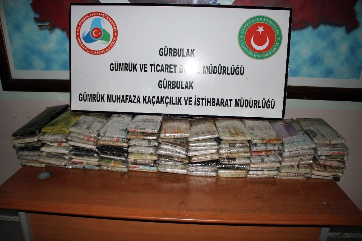 Gürbulak\'ta 192 Kilo Uyuşturucu Ele Geçirildi