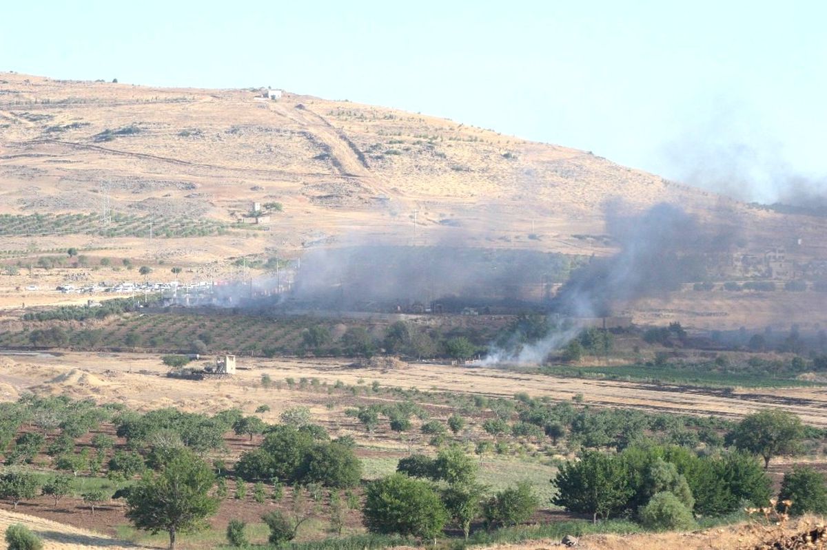 Kilis Askeri Konteynerdeki Yangın Söndürüldü