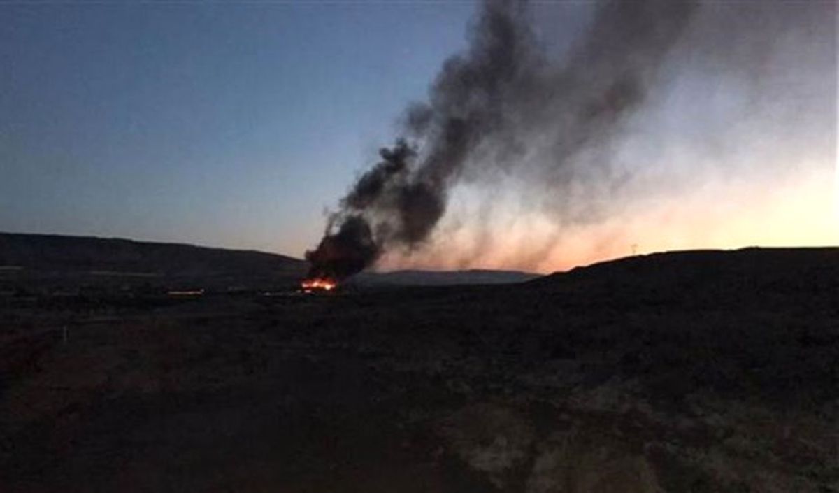 Kilis\'te Askeri Alanda Yangın