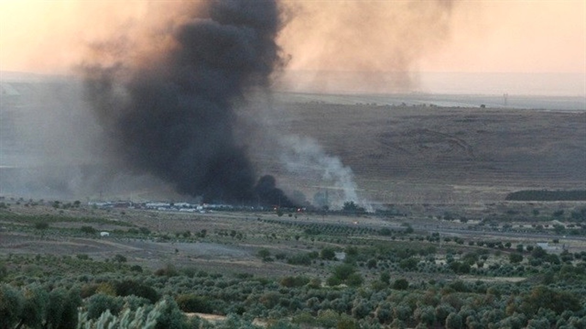 Kilis\'te Askerlerin Kaldığı Konteynerlerde Yangın Cıktı 2