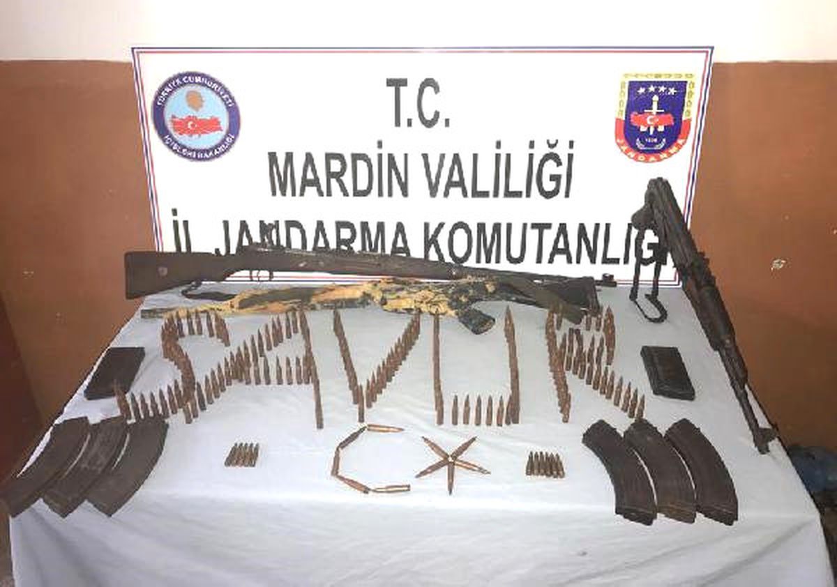 Kızıltepe ve Savur\'da Silah ve Mühimmat Ele Geçti