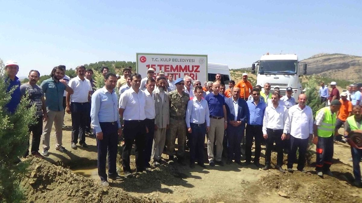 Kulp\'ta, 15 Temmuz Şehitleri Hatıra Ormanı Oluşturuldu