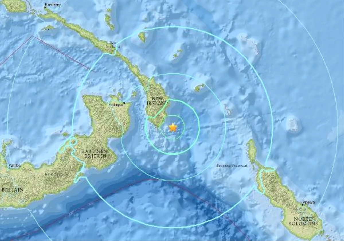 Papua Yeni Gine\'de 6.4 Büyüklüğünde Deprem