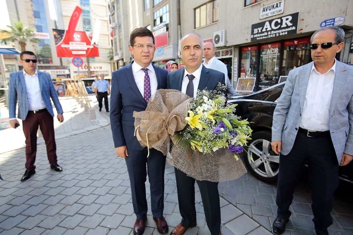 Vali Hasan Karahan\'dan Başkan Subaşıoğlu\'na Ziyaret