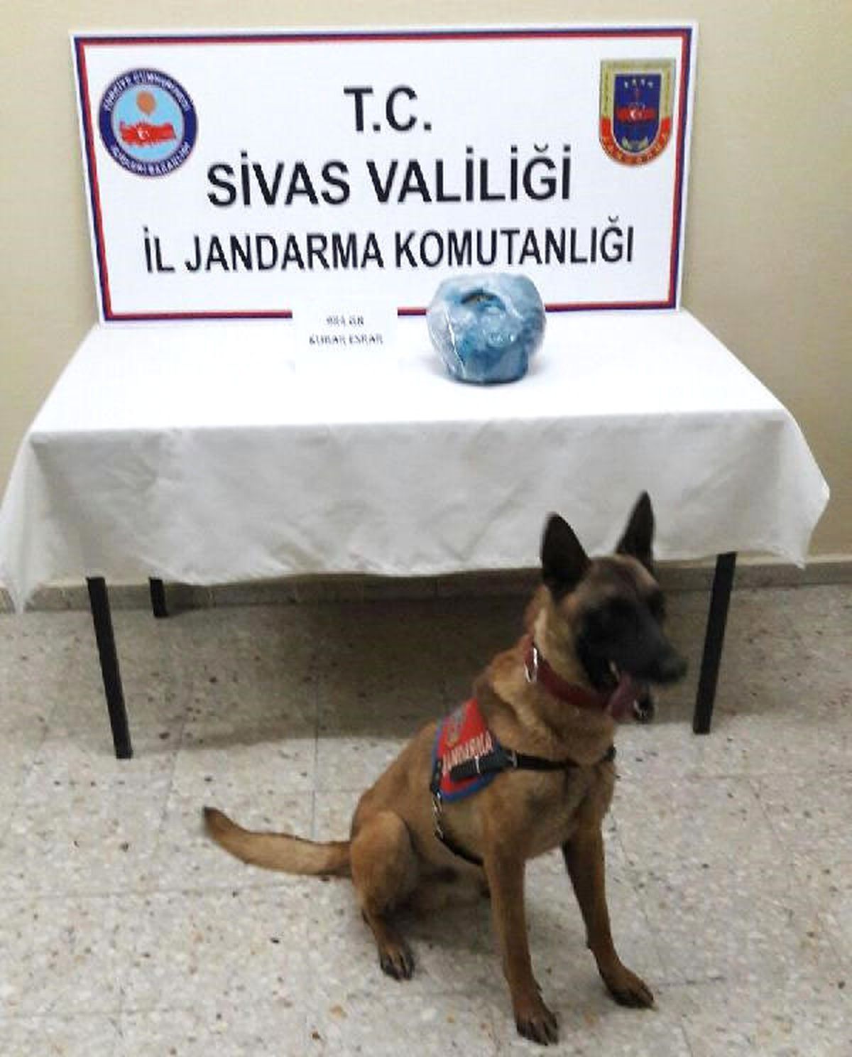 Yolcu Otobüsünde 984 Gram Esrar Ele Geçirildi