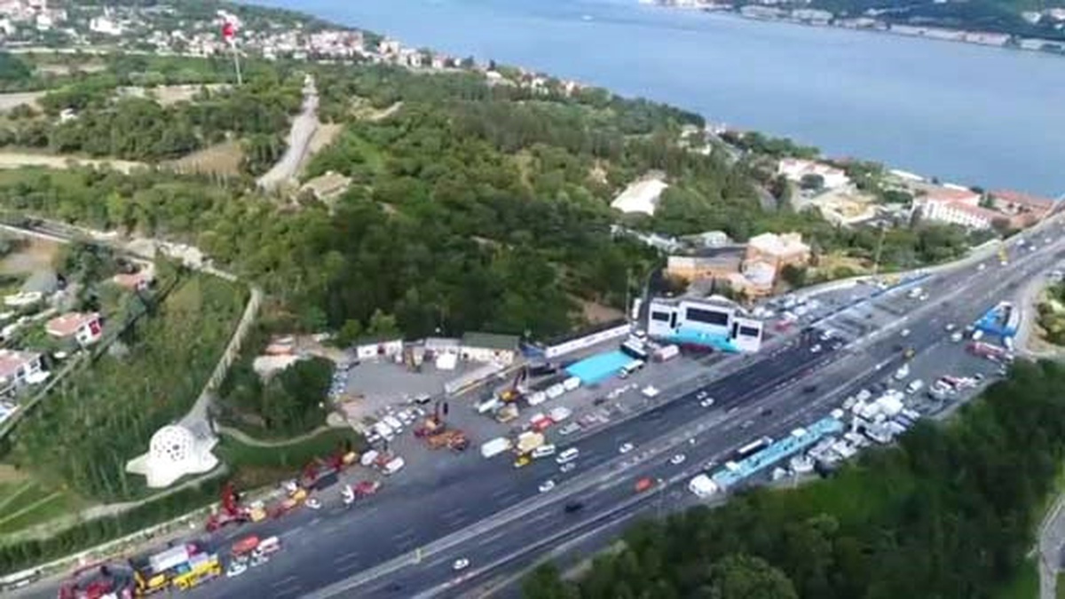 15 Temmuz Şehitler Köprüsünde Son Hazırlıklar
