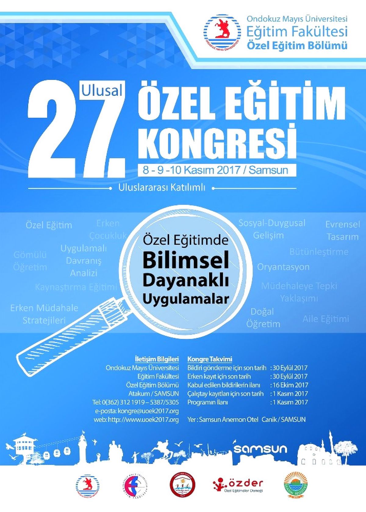 27. Ulusal Özel Eğitim Kongresi" Samsun\'da Yapılacak