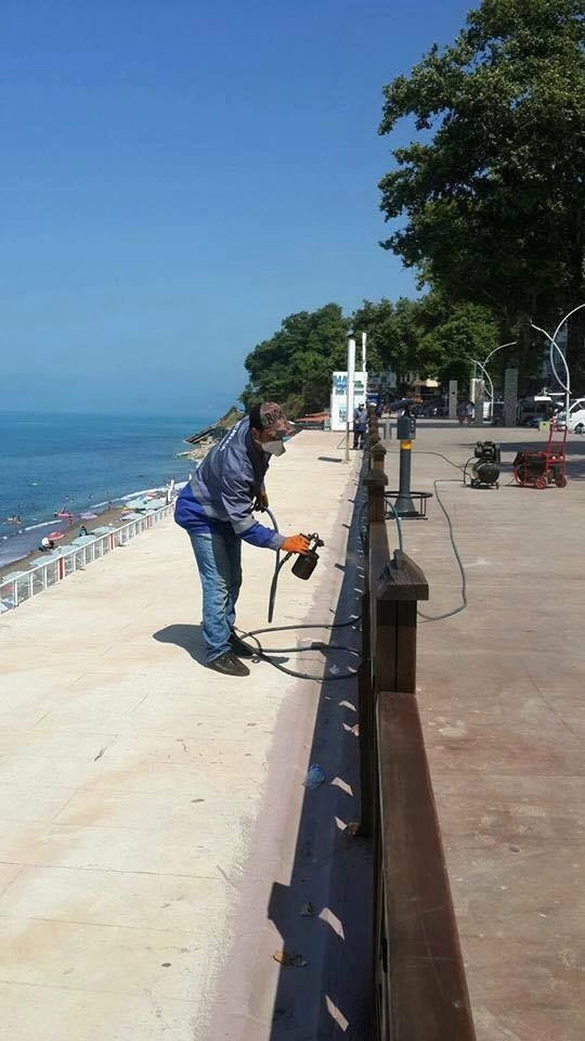 Akçakoca\'da Peyzaj Çalışmaları Sürüyor