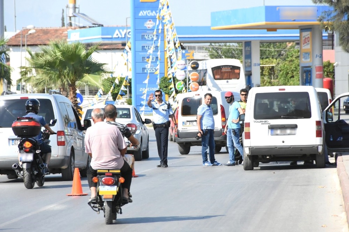Antalya\'da Emniyetten Motosiklet Uygulaması