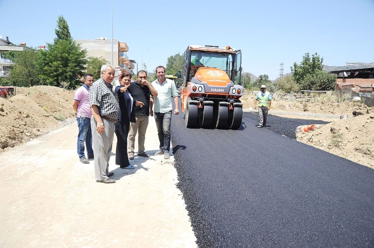 Başkan Çerçioğlu, Germencik\'te Çalışmaları Yerinde İnceledi