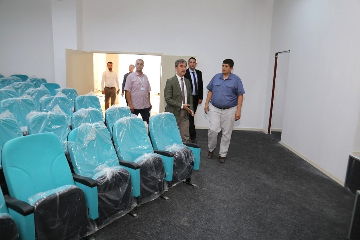 Başkan Şirin, Mabem Konferans Salonu\'nu İnceledi