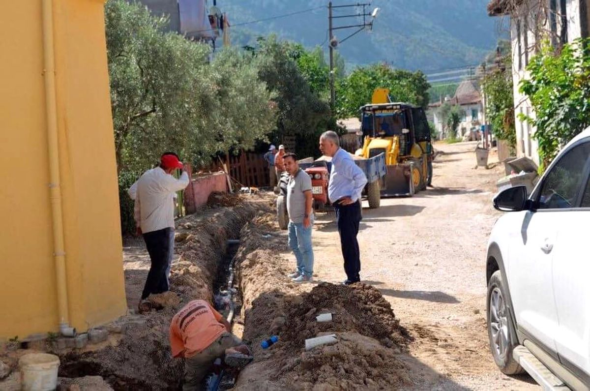 Bayırköy\'de Alt Yapı Çalışmaları Devam Ediyor