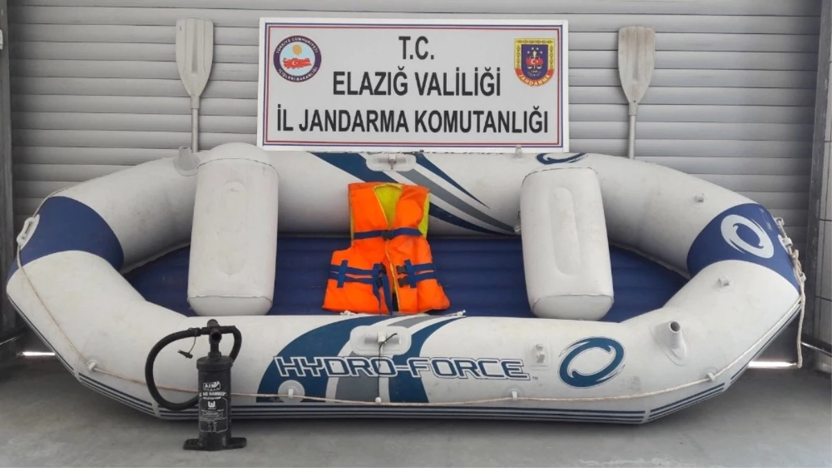 Elazığ\'da Teröristlerin Baraj Geçişlerinde Kullandığı Bot Ele Geçirildi