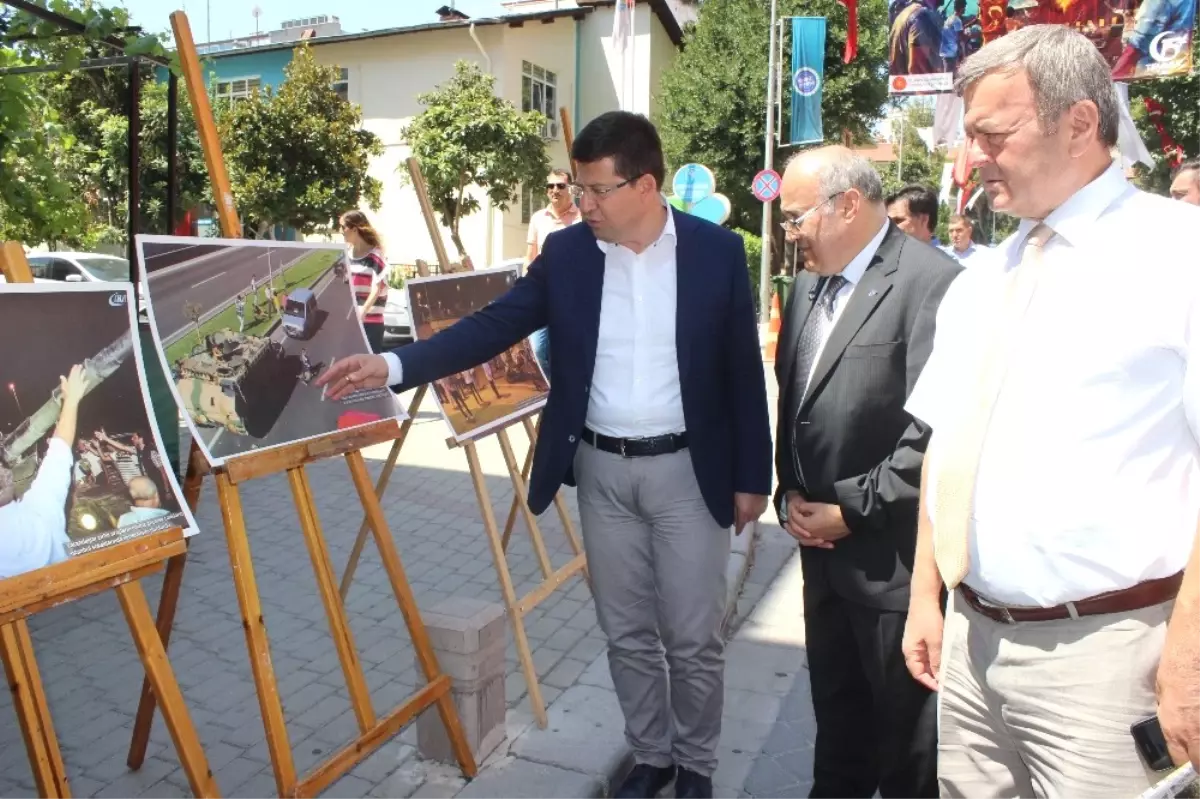 Kaymakamlar İha\'nın 15 Temmuz Sergisini Gezdi