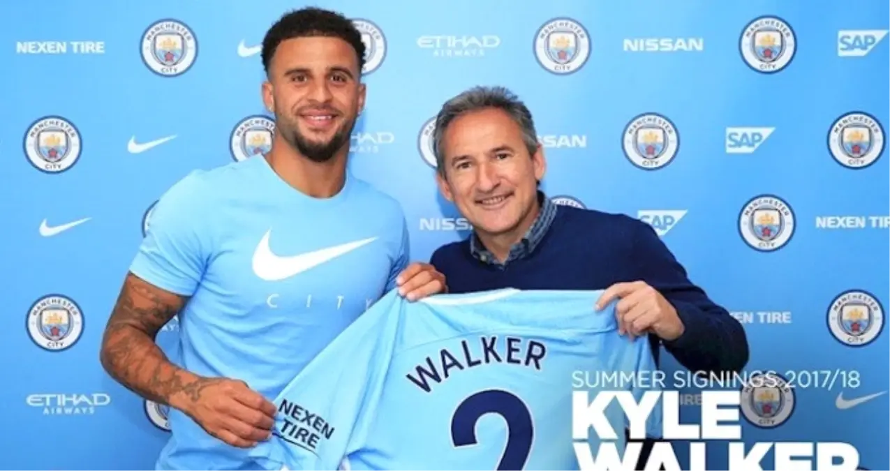 Manchester City\'ye Giden Kyle Walker, En Pahalı Savunmacı Olarak Tarihe Geçti