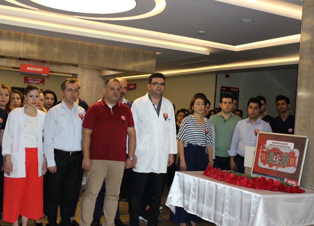 Özel Hatem Hastanesi 15 Temmuz\'u Andı