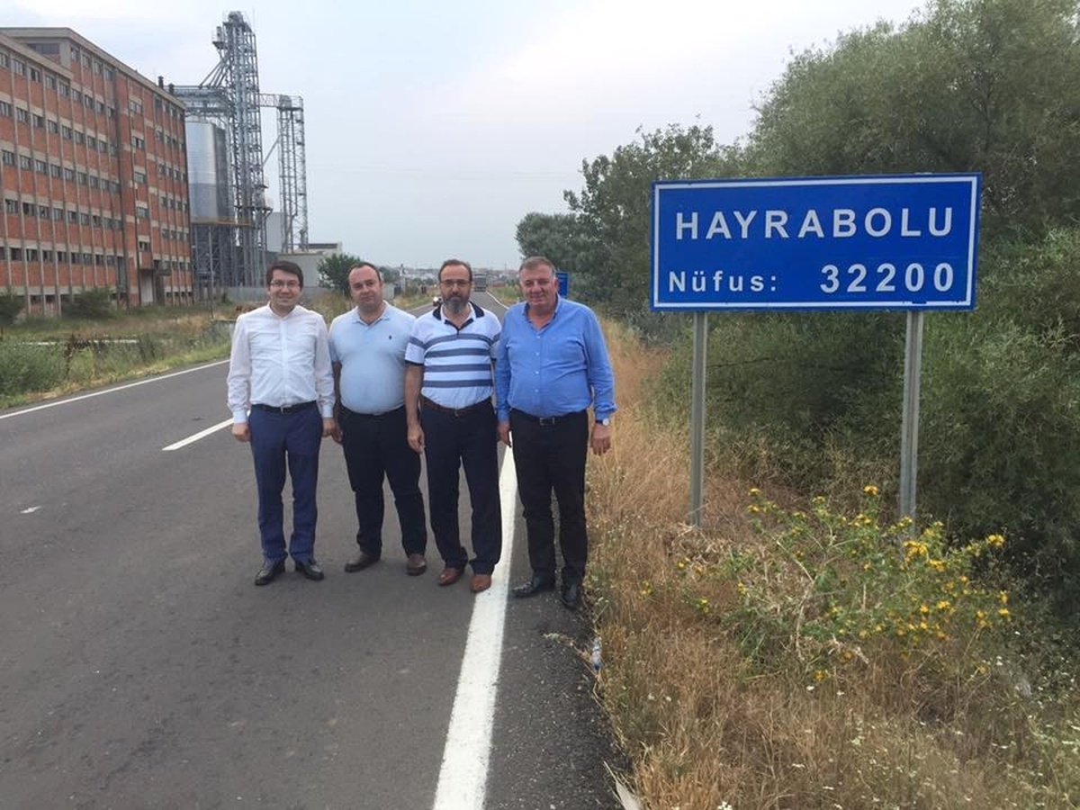 Tekirdağ-Hayrabolu Bölünmüş Yol Çalışması Başlıyor