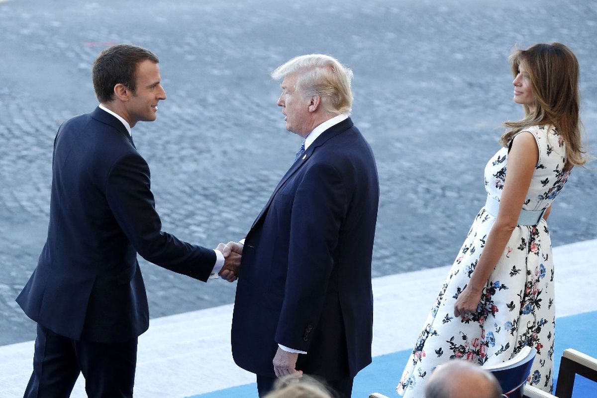 Trump Fransa Ulusal Günü\'nde