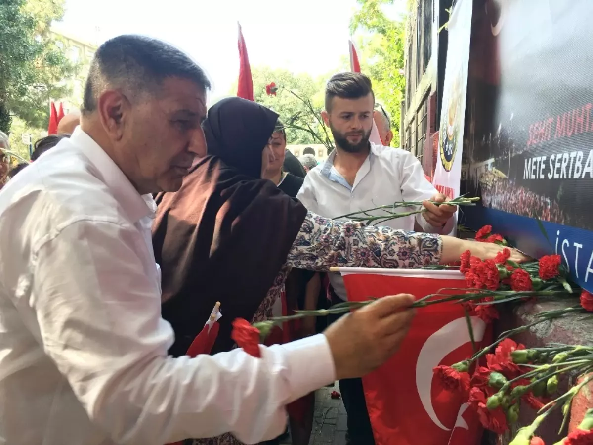 15 Temmuz Şehidi Mete Sertbaş, Şehit Düştüğü Yerde Anıldı