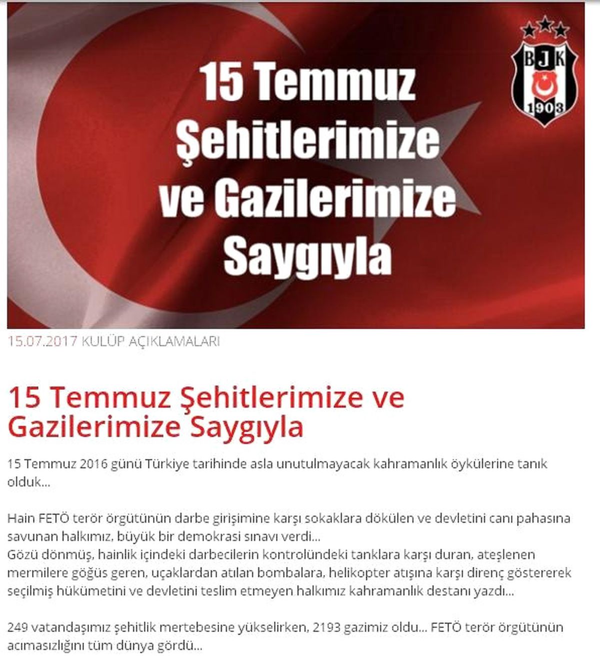 3 Büyükler, 15 Temmuz\'u Unutmadı