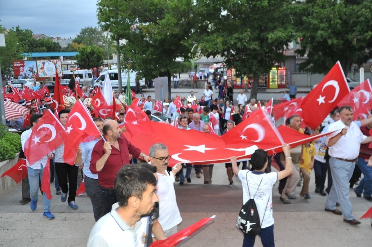 Bafra\'da 15 Temmuz Nöbeti