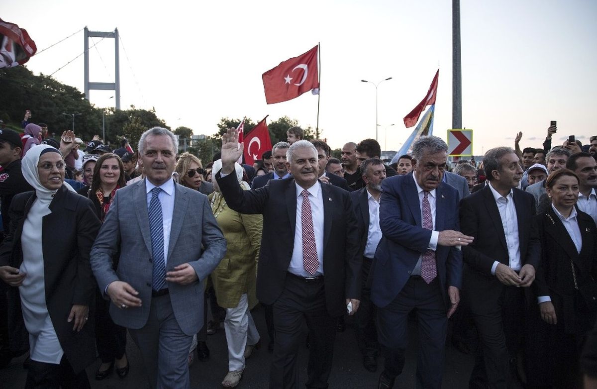 Başbakan Yıldırım: "Milletimizin Darbecilere Darbeyi Vurmuştur"