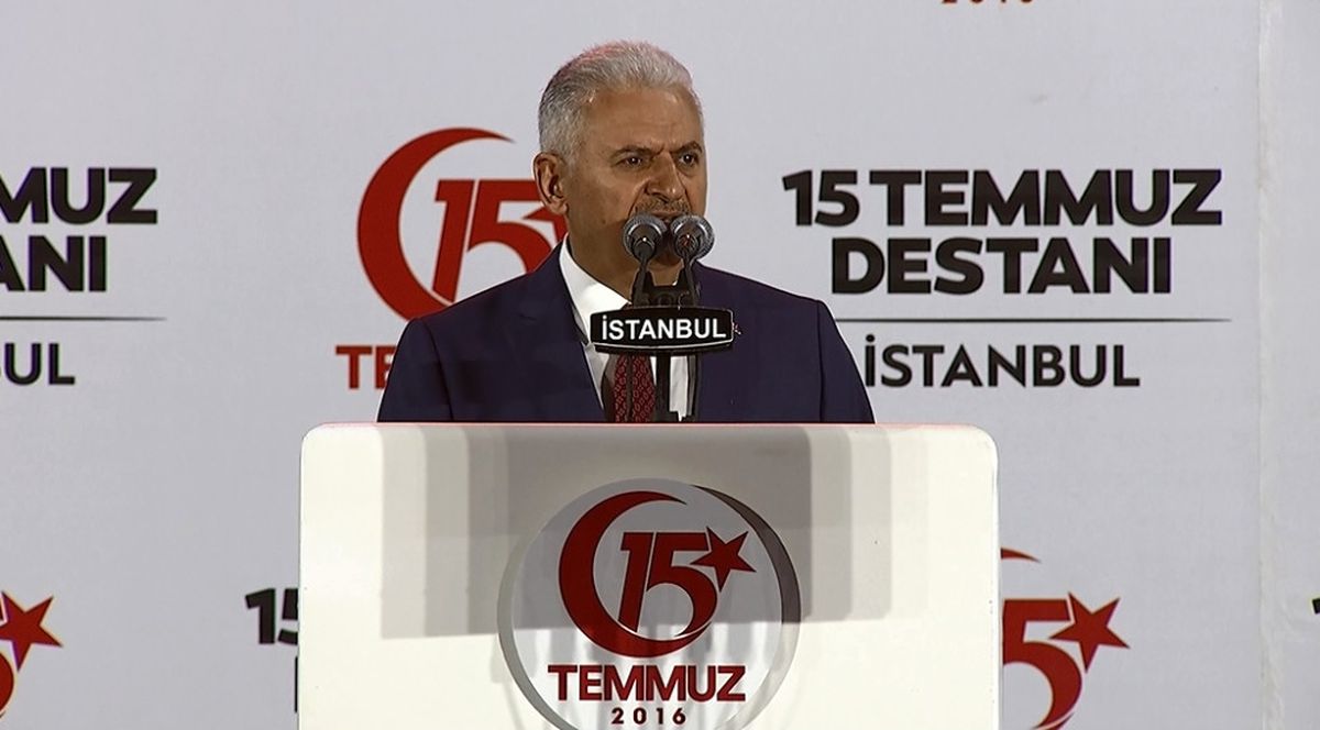 Başbakan Yıldırım: Milletimizin Darbecilere Darbeyi Vurmuştur