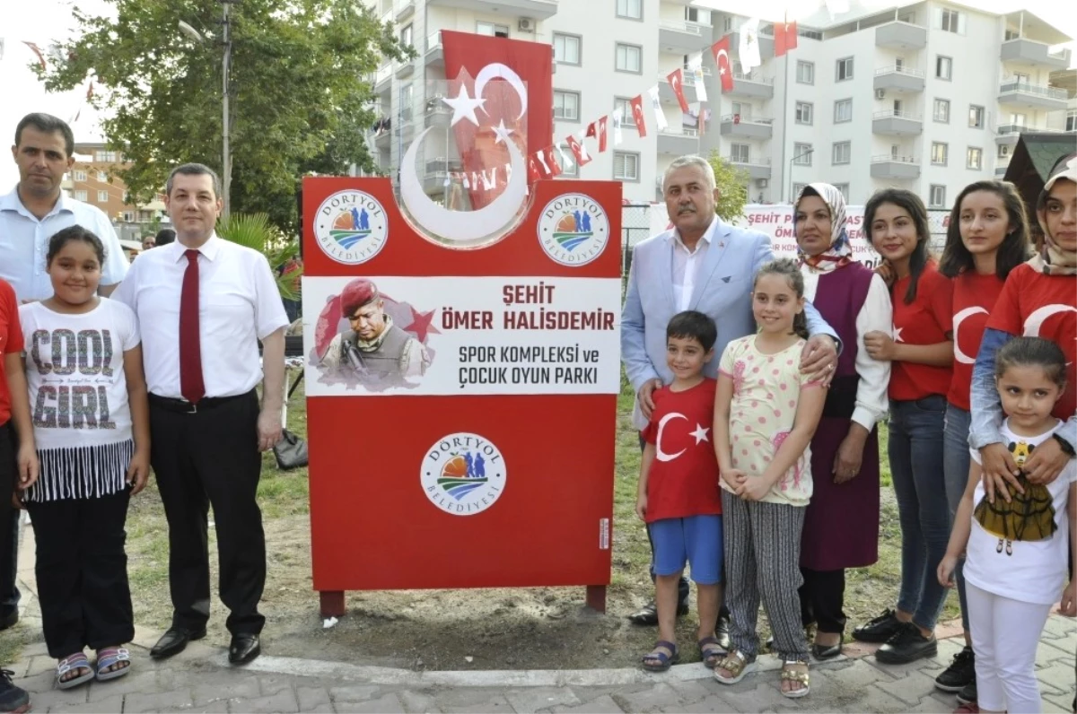 Hatay\'da Şehit Ömer Halisdemir Spor Kompleksi ve Çocuk Oyun Parkı Açıldı