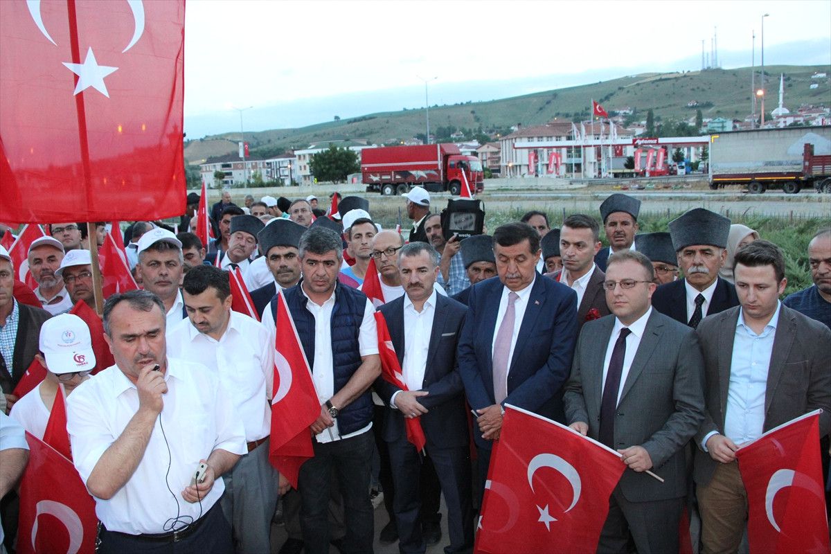 Havza\'da Milli Birlik Yürüyüşü Gerçekleştirildi
