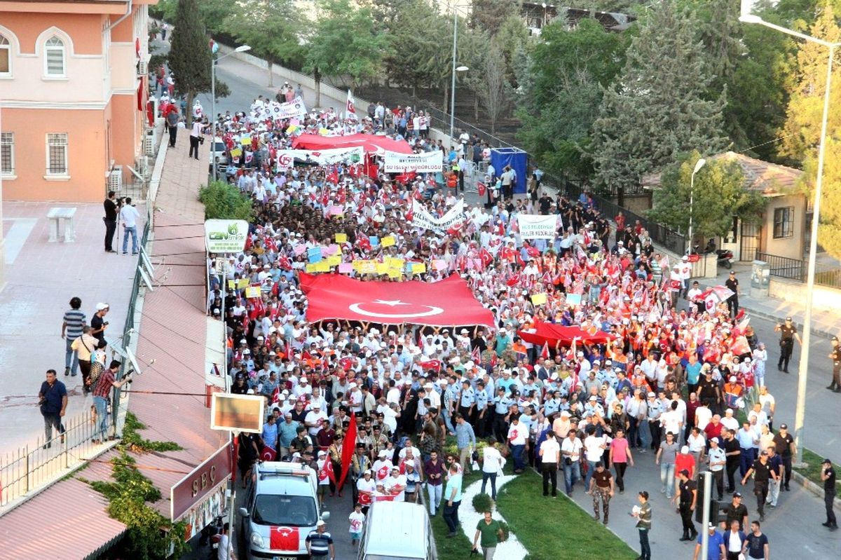 Kilis\'te Milli Birlik Yürüyüşü
