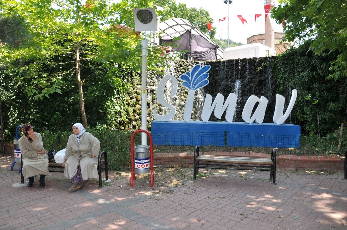 Simav" Yazısı Parka Yerleşti