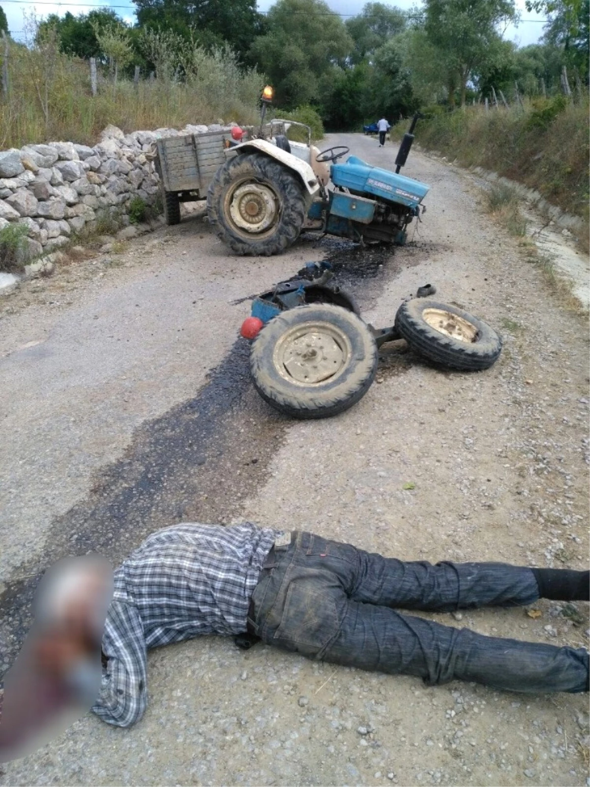 Sinop\'ta Traktör Kazası: 1 Yaralı