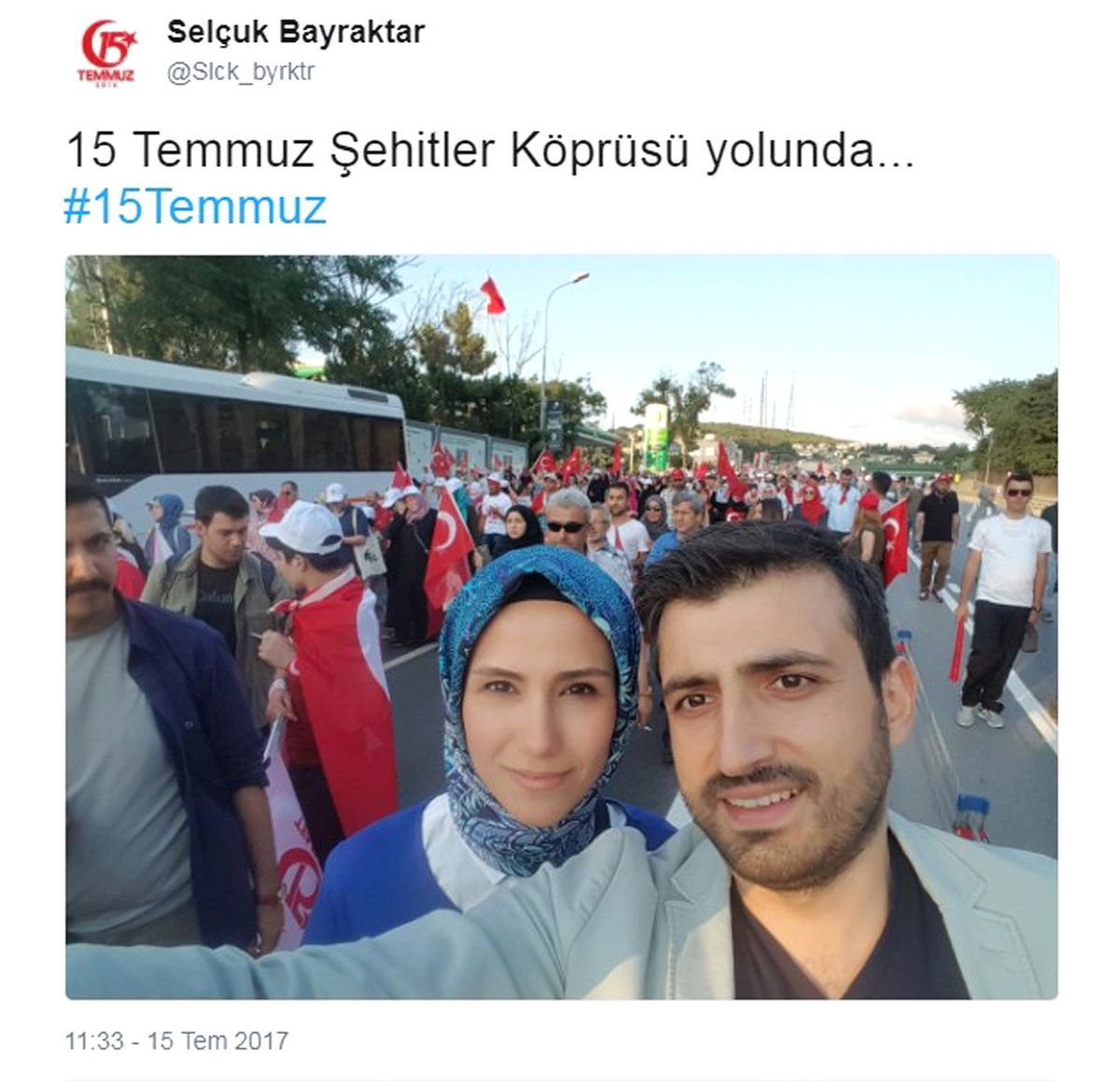 Sümeyye Bayraktar\'dan 15 Temmuz Paylaşımı