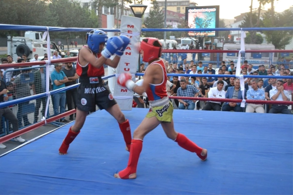 Tatvan\'da Muaythai - Kickboks Şampiyonası Düzenlendi