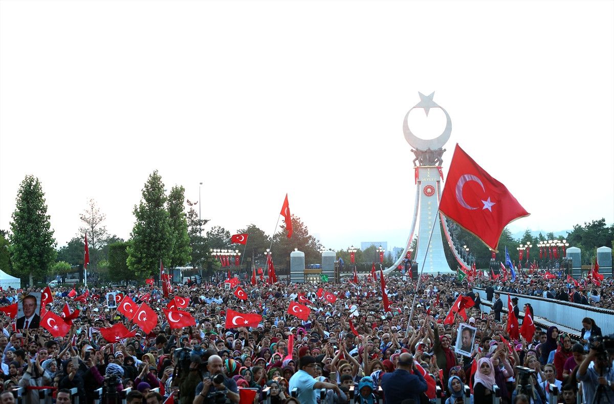 15 Temmuz Şehitler Abidesi\'nin Açılış Töreni
