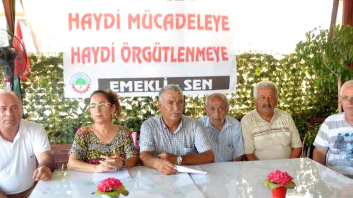 Antalya\'da Emeklilere Örgütlenme Çağrısı