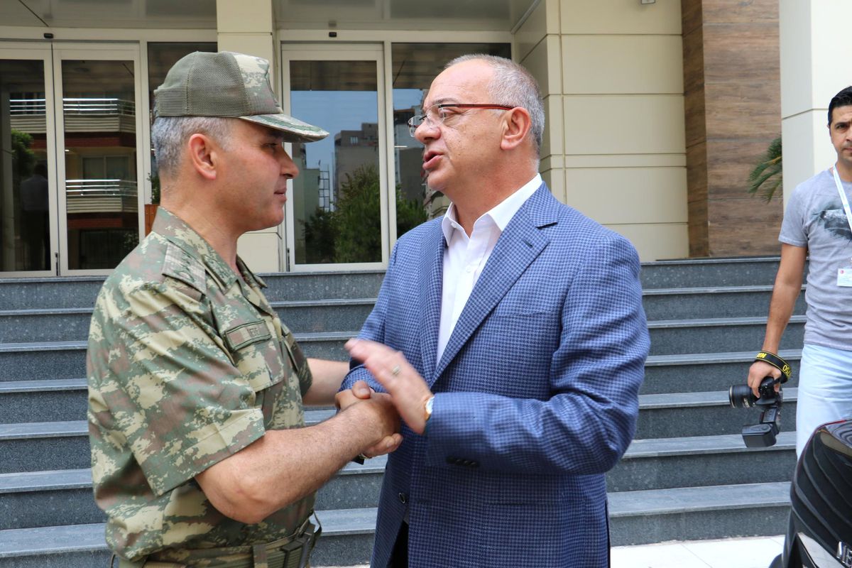 Başkan Ergün Tugay Komutanını Ağırladı