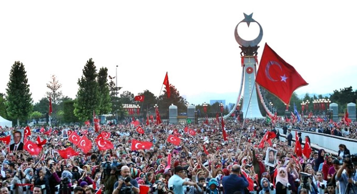 Beştepe\'de 15 Temmuz Şehitler Abidesi Açıldı
