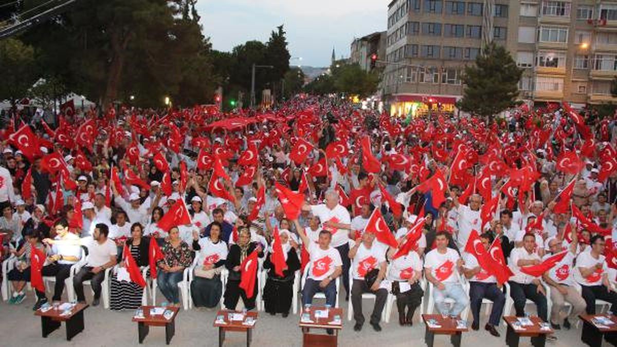 Burdur\'da Milli Birlik Yürüyüşü