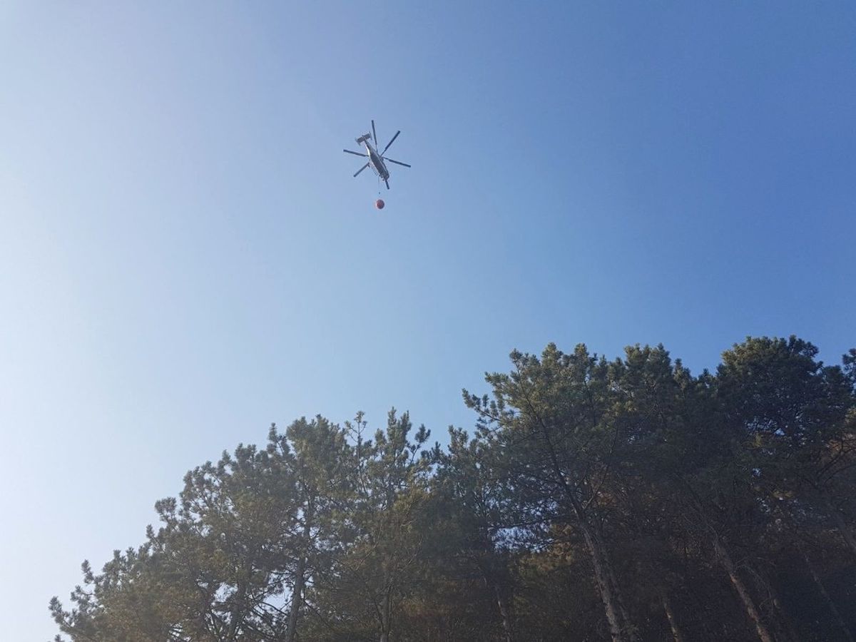 Bursa\'da 4 Helikopterle Müdahale Edilen Orman Yangını Kontrol Altına Alındı