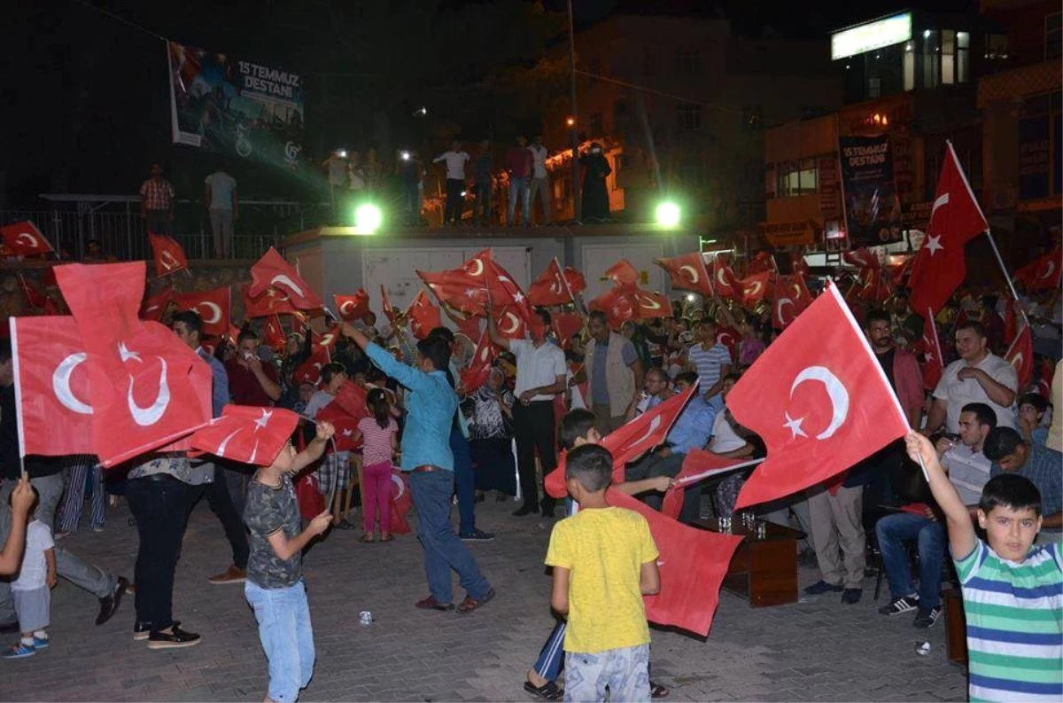 Çermik ve Çüngüş\'te Binlerce Vatandaş Fetö ve PKK\'yı Lanetledi