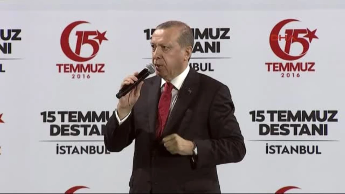 Erdoğan: Artık Bunlar Mahkemeye Çıkarken Guantanamo\'da Olduğu Gibi Bunları da Tek Tip Elbise Ile...