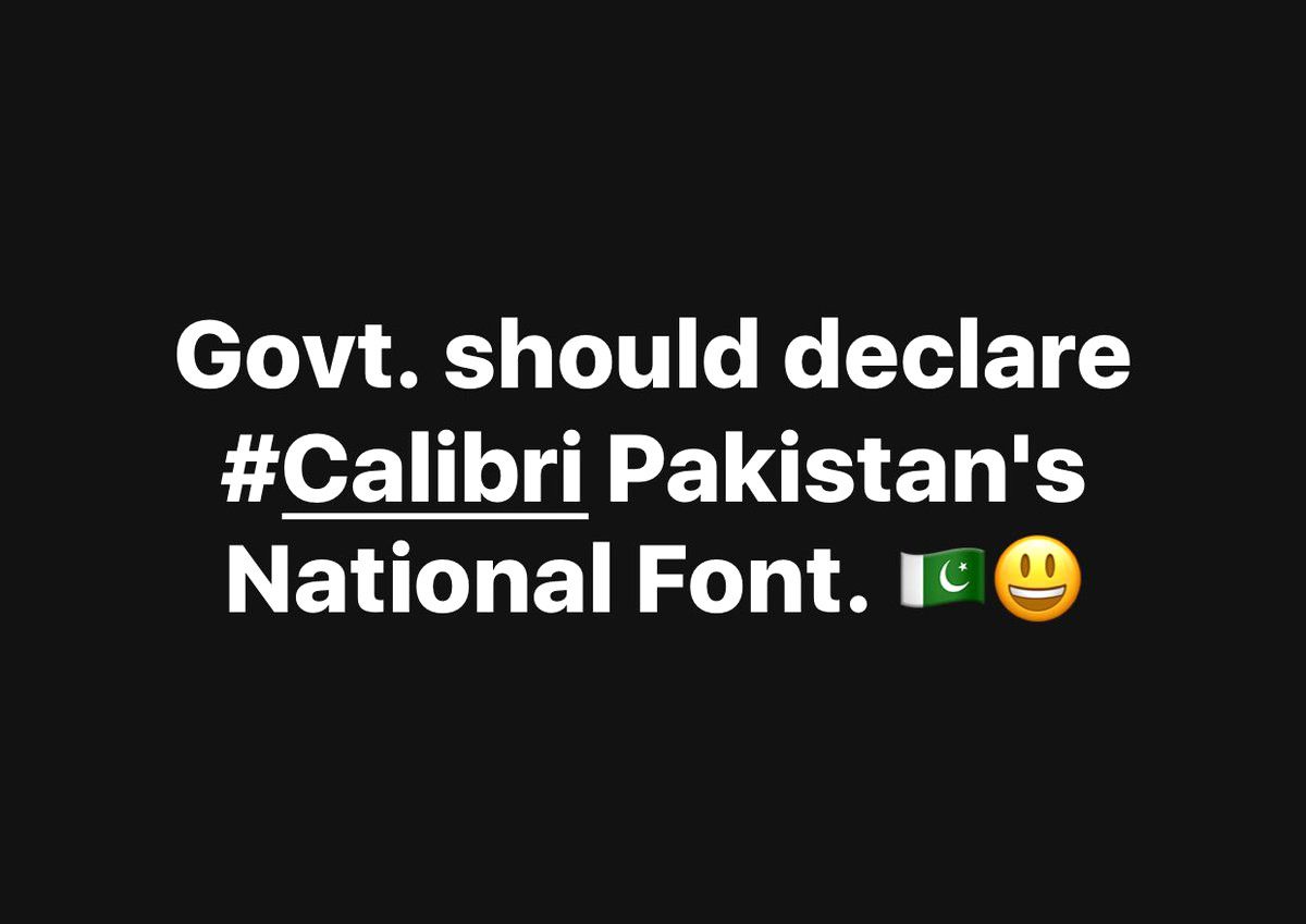 Fontgate Skandalı, Bir Garip Font Skandalı Pakistanı Karıştırdı