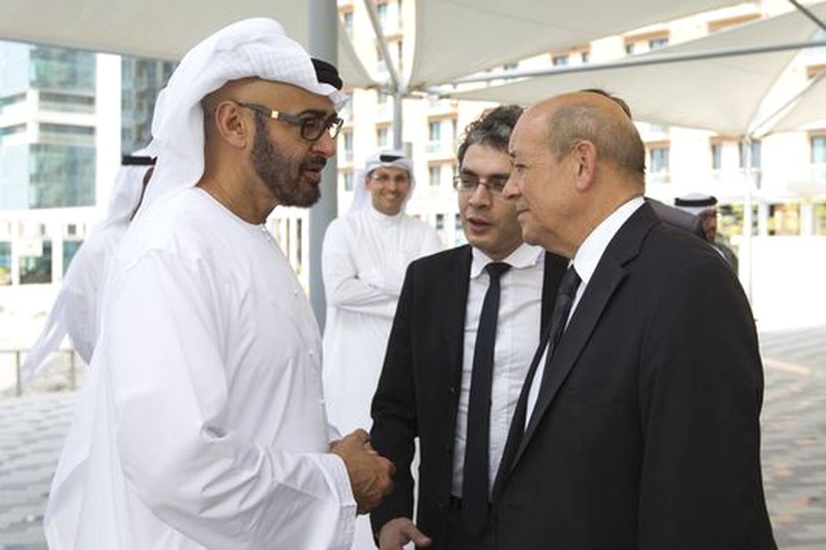 Fransa Dışişleri Bakanı Le Drian Bae\'de