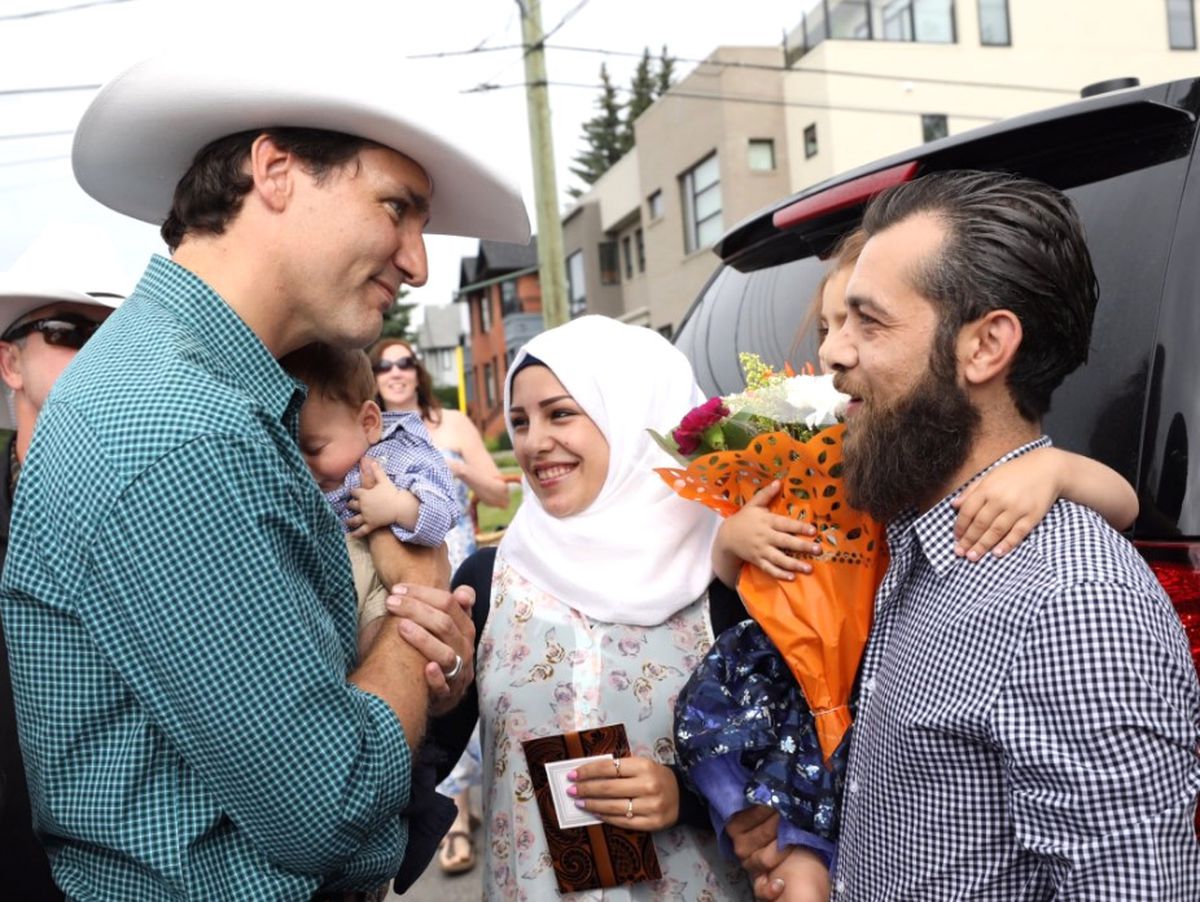 Kanada Başbakanı Justin Trudeau, Adını Taşıyan Suriyeli Bebeği Ziyaret Etti