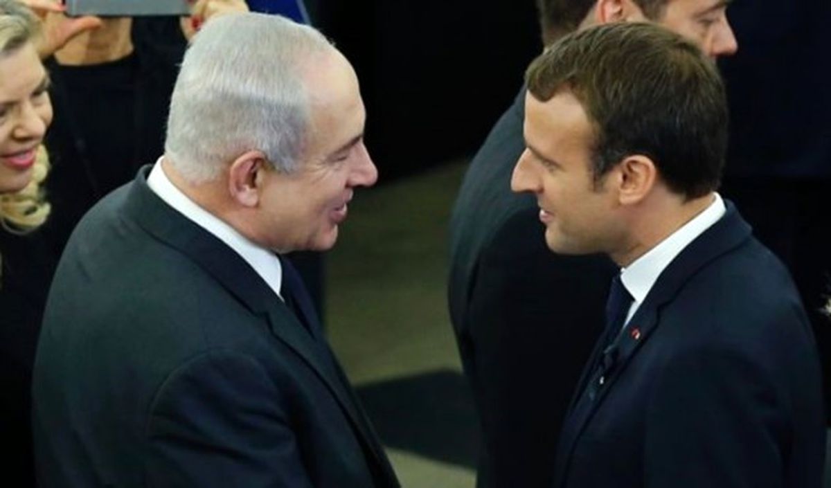 Macron ile Netanyahu Görüştü