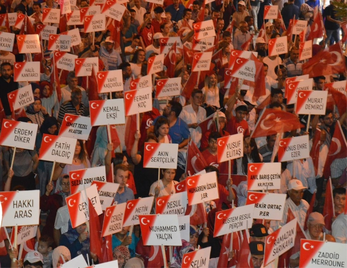 Manisa\'nın İlçelerinde 15 Temmuz Etkinlikleri